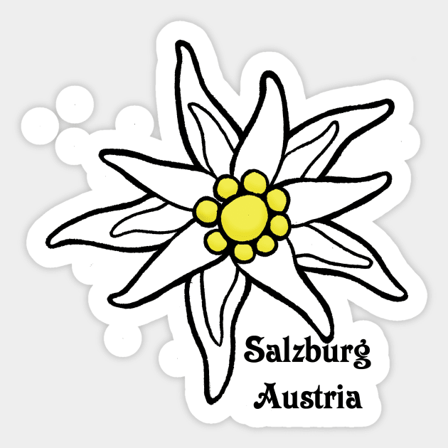 Edelweiss Salzburg Sticker by HonuHoney